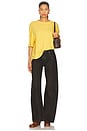 view 4 of 4 Oversized Boxy T-Shirt in Yellow