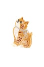view 5 of 6 Hand-Painted Kyoto Kitten Claw Hair Clip in 