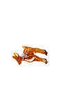 view 4 of 8 Hand-Painted Fawn Claw Hair Clip in 