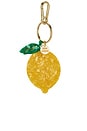 view 1 of 4 Hand-painted Bag Charm in Lemon