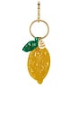 view 2 of 4 Hand-painted Bag Charm in Lemon