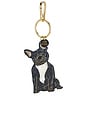 view 1 of 4 Hand-painted Bag Charm in Frenchie Dog