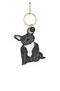 view 2 of 4 Hand-painted Bag Charm in Frenchie Dog