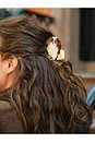 view 7 of 6 Hand-Painted Shih Tzu Pup Claw Hair Clip in 