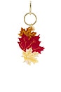 view 1 of 4 Hand-Painted Maple Leaves Bag Charm + Keychain in 