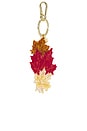 view 3 of 4 Hand-Painted Maple Leaves Bag Charm + Keychain in 
