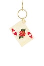 view 2 of 4 Hand-Painted Ace Of Hearts Bag Charm + Keychain in 