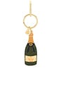 view 1 of 5 Hand-Painted Champagne Bag Charm + Keychain in 