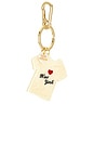 view 3 of 5 Hand-Painted NYC T-Shirt Bag Charm + Keychain in 
