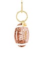 view 1 of 5 Hand-Painted Vintage Football Bag Charm in 