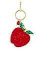 view 2 of 4 Hand-painted Bag Charm in Apple