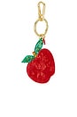 view 3 of 4 Hand-painted Bag Charm in Apple