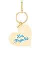 view 2 of 4 x Revolve Hand-Painted Los Angeles Heart Bag Charm + Keychain in 