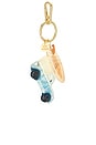 view 3 of 4 x Revolve Hand-Painted Bag Charm + Keychain in 