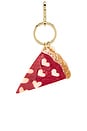 view 2 of 4 Hand-painted Bag Charm in Pizza