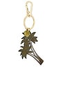 view 1 of 6 Hand-painted Palm Trees Bag Charm + Keychain in 