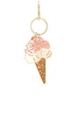 view 4 of 6 Hand-painted Gelato Bag Charm + Keychain in 