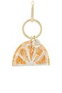 view 2 of 6 HAND-PAINTED CITRUS SLICE BAG CHARM + KEYCHAIN HAND-PAINTED CITRUS SLICE BAG CHARM + KEYCHAIN  in Orange