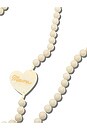 view 2 of 2 Hand-Painted Mama Heart Crossbody Phone Chain in Cream