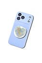 view 2 of 5 Hand-Painted Mama Heart Grip Charm in Blue