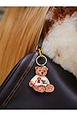 view 2 of 3 HAND-PAINTED MAMA BEAR BAG CHARM & KEYCHAIN ハンドペイントママベアバッグチャーム&キーチェーン in Brown
