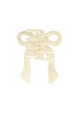 view 2 of 2 PINZA PARA CABELLO COQUETTE BRIDE PINTADA A MANO HAND-PAINTED BRIDE COQUETTE CLAW HAIR CLIP in Cream