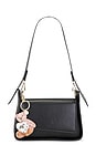 view 4 of 4 Hand-Painted Trophy Wife Cake Bear Bag Charm & Keychain in Brown