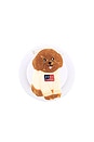 view 1 of 1 Hand-Painted Americana Puppy Grip Charm in 