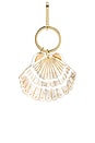 view 2 of 4 Hand-painted Bag Charm in Seashell