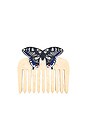 view 1 of 1 Hand-painted Swallowtail Pocket Comb in 