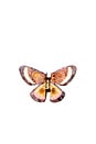 view 1 of 5 Hand-painted Emperor Silk Moth Claw Hair Clip in Brown