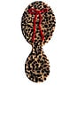 view 1 of 2 Hand-painted Compact Leopard Bow 2-1 Perfect Daily Brush in 
