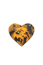 view 2 of 2 Hand-Painted Mama Heart Compact Mirror in Tortoise