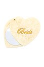 view 1 of 2 Hand-Painted Bride Compact Mirror in Cream