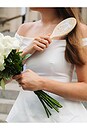 view 4 of 6 Hand-Painted Bridal Bow Amazing Hair Day Brush in Cream
