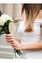view 5 of 6 Hand-Painted Bridal Bow Amazing Hair Day Brush in Cream