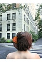 view 4 of 4 Hand-painted Bow Croissant Claw Hair Clip in 