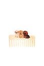 view 1 of 1 Hand-painted Puppies Detangling Wide Tooth Hair Comb in 