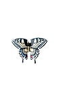 view 1 of 3 Hand-painted Swallowtail Butterfly Claw Hair Clip in 