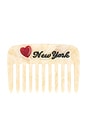 view 2 of 2 Hand-Painted I Love New York Pocket Hair Comb in 