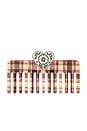 view 2 of 2 Hand-Painted Paisley Heart Detangling Wide Tooth Hair Comb in 