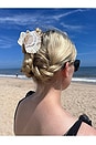 view 2 of 2 Hand-painted Seashell Claw Hair Clip in 