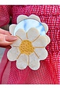 view 2 of 3 Hand-painted Vintage Daisy Compact Mirror in 