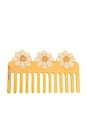 view 1 of 2 Hand-painted Vintage Daisy Detangling Wide Tooth Hair Comb in 