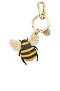 view 1 of 3 Hand-painted Honey Bee Bag Charm & Keychain in 