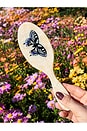 view 4 of 4 Hand-painted Swallowtail Amazing Hair Day Brush in 