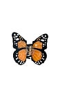 view 1 of 6 Hand-painted Mini Monarch Claw Hair Clip in 