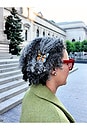 view 6 of 6 Hand-painted Mini Monarch Claw Hair Clip in 