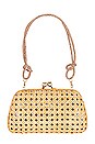 view 3 of 5 POCHETTE TINA in Light Honey With Gold