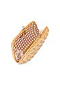 view 5 of 5 POCHETTE TINA in Light Honey With Gold